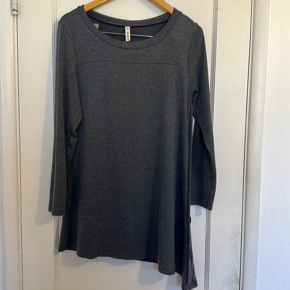 IGenjun long sleeve tunic dress - Picture 2 of 6